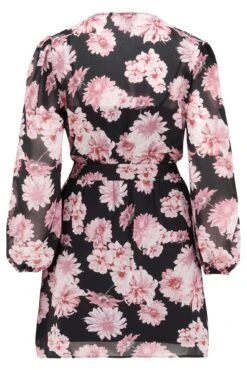 Pour Moi Natalya Chiffon Puff Sleeve Dress - Black Floral 15 Pour Moi Natalya Chiffon Puff Sleeve Dress - Black Floral -Cheap Clozi Vibe Store 291346 20221005120500