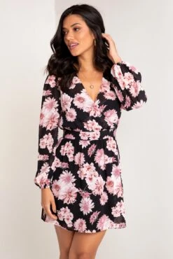 Pour Moi Natalya Chiffon Puff Sleeve Dress - Black Floral 13 Pour Moi Natalya Chiffon Puff Sleeve Dress - Black Floral -Cheap Clozi Vibe Store 291348 20221005120500