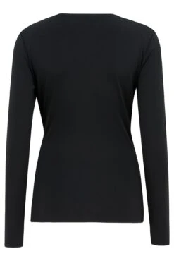 Pour Moi Bryony Slinky Jersey Wrap Top - Black -Cheap Clozi Vibe Store 293304 20221007175200
