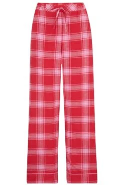 Pour Moi Cosy Check Brushed Cotton Pyjama Set - Red/Pink 14 Pour Moi Cosy Check Brushed Cotton Pyjama Set - Red/Pink -Cheap Clozi Vibe Store 293338 20230809134300