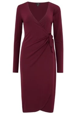 Pour Moi Bryony Slinky Jersey Midi Dress - Berry -Cheap Clozi Vibe Store 295108 20221007161500