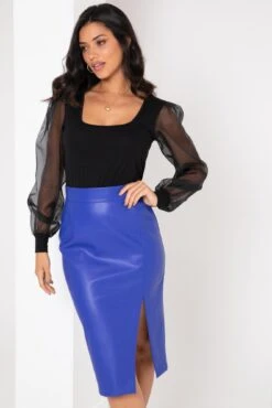 Pour Moi Rae Chiffon Sleeve Jersey Top - Black 9 Pour Moi Rae Chiffon Sleeve Jersey Top - Black -Cheap Clozi Vibe Store 295192 20230223161200