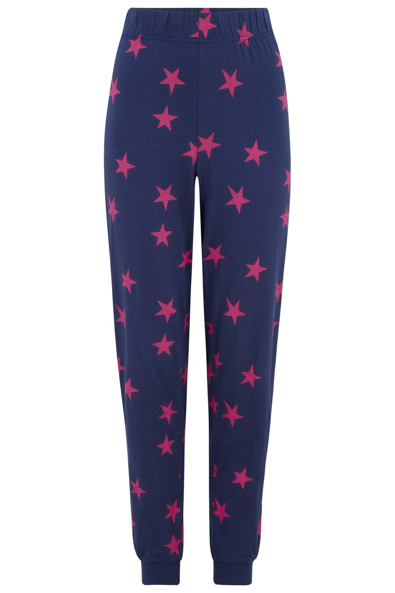 Pour Moi Star Print Jersey Jogger Pyjama Set - Navy/Pink 7 Pour Moi Star Print Jersey Jogger Pyjama Set - Navy/Pink - Image 7