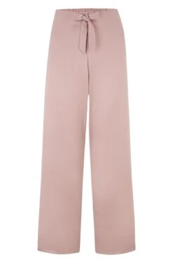 Pour Moi Jersey And Satin Mix Frill Pyjama Set - Mink -Cheap Clozi Vibe Store 295332 20230803165200