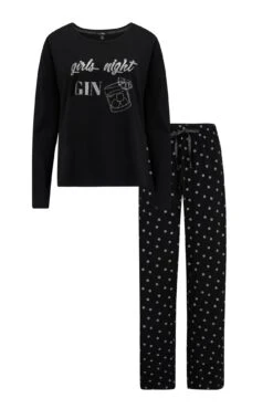 Pour Moi Girls Night Gin Cotton Jersey Pyjama Set - Black 15 Pour Moi Girls Night Gin Cotton Jersey Pyjama Set - Black -Cheap Clozi Vibe Store 295351 20230918141200