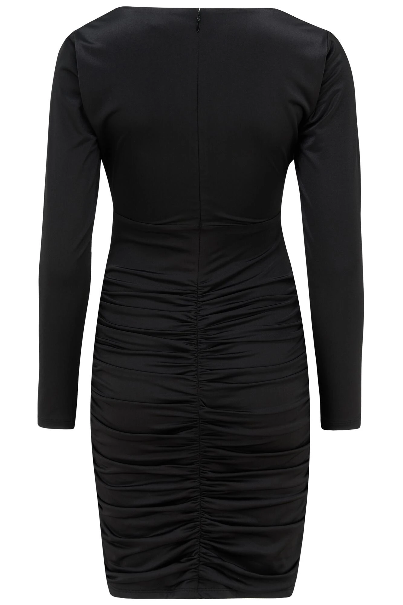 Pour Moi Nina Shine Jersey Cut Out Mini Bodycon Dress - Black 8 Pour Moi Nina Shine Jersey Cut Out Mini Bodycon Dress - Black - Image 8