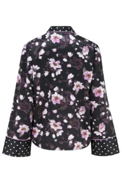 Pour Moi Luxe Satin Print Mix Revere Collar Pyjama Set - Black/Lilac 13 Pour Moi Luxe Satin Print Mix Revere Collar Pyjama Set - Black/Lilac -Cheap Clozi Vibe Store 295693 20230807155800