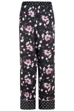 Pour Moi Luxe Satin Print Mix Revere Collar Pyjama Set - Black/Lilac 15 Pour Moi Luxe Satin Print Mix Revere Collar Pyjama Set - Black/Lilac -Cheap Clozi Vibe Store 295695 20230807155800