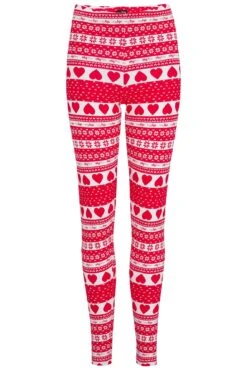 Pour Moi Fairisle Cotton Jersey Pyjama Set - Red White -Cheap Clozi Vibe Store 295714 20230328082700
