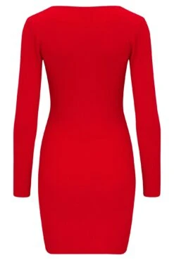 Pour Moi Sasha Rib Knit Square Neck Mini Dress With LENZING™ ECOVERO™ Viscose - Red 9 Pour Moi Sasha Rib Knit Square Neck Mini Dress With LENZING™ ECOVERO™ Viscose - Red -Cheap Clozi Vibe Store 297179 20230223133400