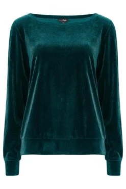 Pour Moi Velour Pyjama Set - Teal -Cheap Clozi Vibe Store 297812 20221012114100
