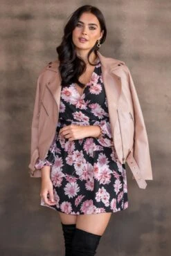 Pour Moi Natalya Chiffon Puff Sleeve Dress - Black Floral 11 Pour Moi Natalya Chiffon Puff Sleeve Dress - Black Floral -Cheap Clozi Vibe Store 297897 20221005120500