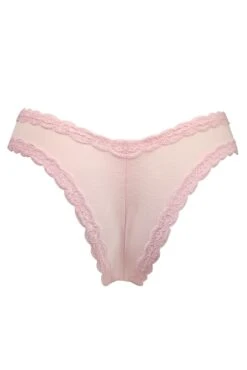 Pour Moi Luxe Linear V-Shape Brazilian Brief - Soft Pink -Cheap Clozi Vibe Store 301017 20230215132600