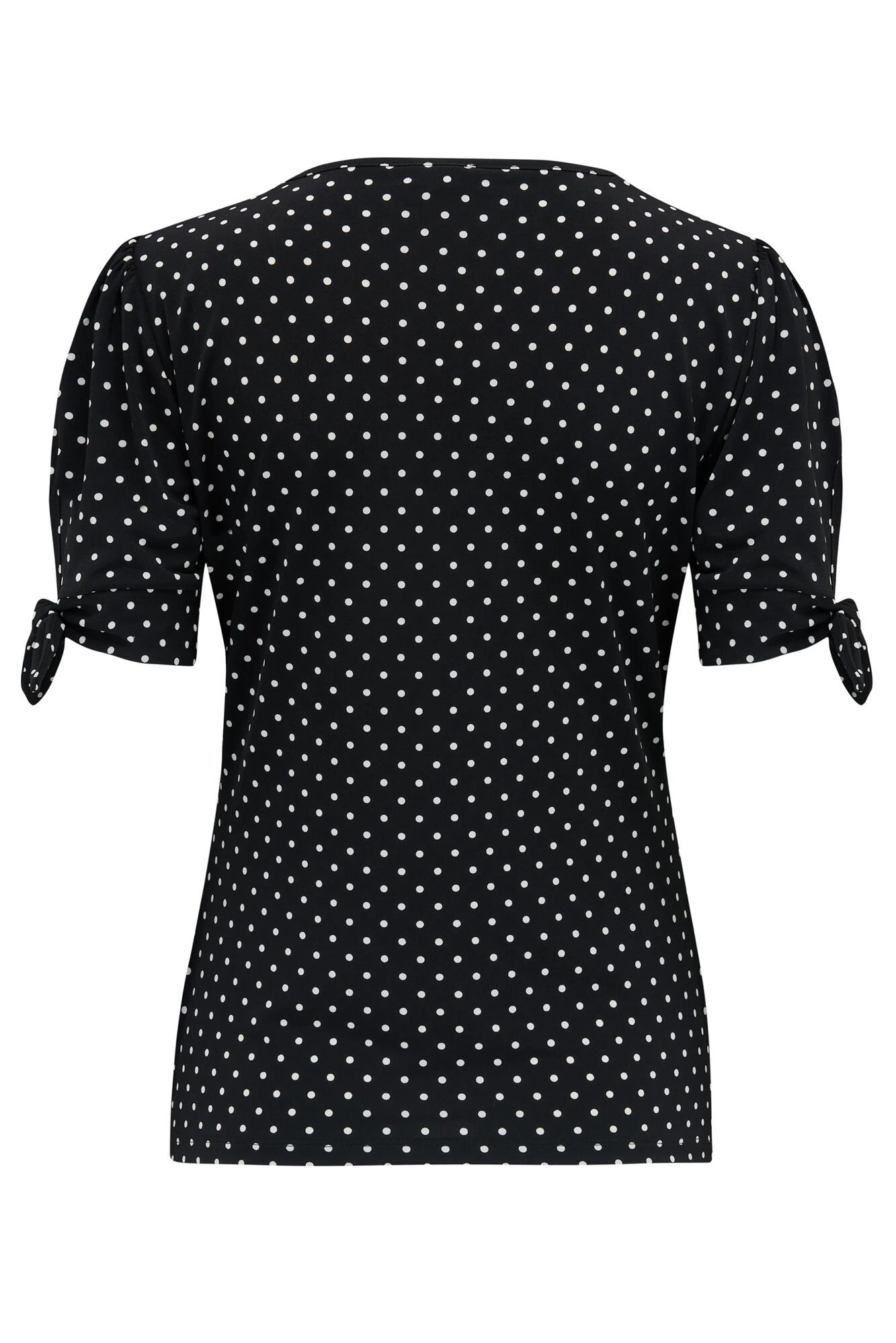 Pour Moi Birdie Square Neck Slinky Stretch Top - Black Spot 6 Pour Moi Birdie Square Neck Slinky Stretch Top - Black Spot - Image 6