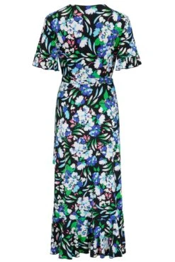 Pour Moi Megan Slinky Jersey Frill Detail Midi Wrap Dress - Black Floral 13 Pour Moi Megan Slinky Jersey Frill Detail Midi Wrap Dress - Black Floral -Cheap Clozi Vibe Store 305708 20230105161600