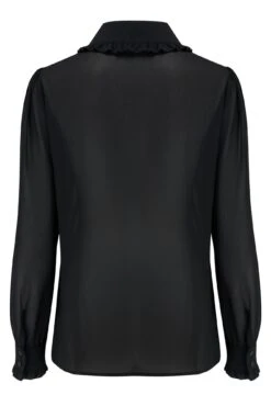 Pour Moi Nico Frill Detail Chiffon Shirt - Black 11 Pour Moi Nico Frill Detail Chiffon Shirt - Black -Cheap Clozi Vibe Store 305745 20230330115100