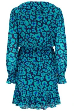 Pour Moi Nico Frill Detail Chiffon Dress - Navy/Aqua 15 Pour Moi Nico Frill Detail Chiffon Dress - Navy/Aqua -Cheap Clozi Vibe Store 305792 20230105164300