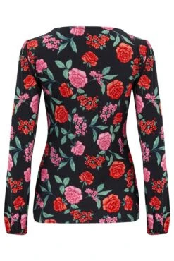 Pour Moi Bianca Cut Out Detail Slinky Stretch Top - Black Floral 11 Pour Moi Bianca Cut Out Detail Slinky Stretch Top - Black Floral -Cheap Clozi Vibe Store 305876 20230106102700