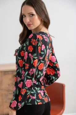 Pour Moi Bianca Cut Out Detail Slinky Stretch Top - Black Floral 8 Pour Moi Bianca Cut Out Detail Slinky Stretch Top - Black Floral -Cheap Clozi Vibe Store 305879 20230126133400