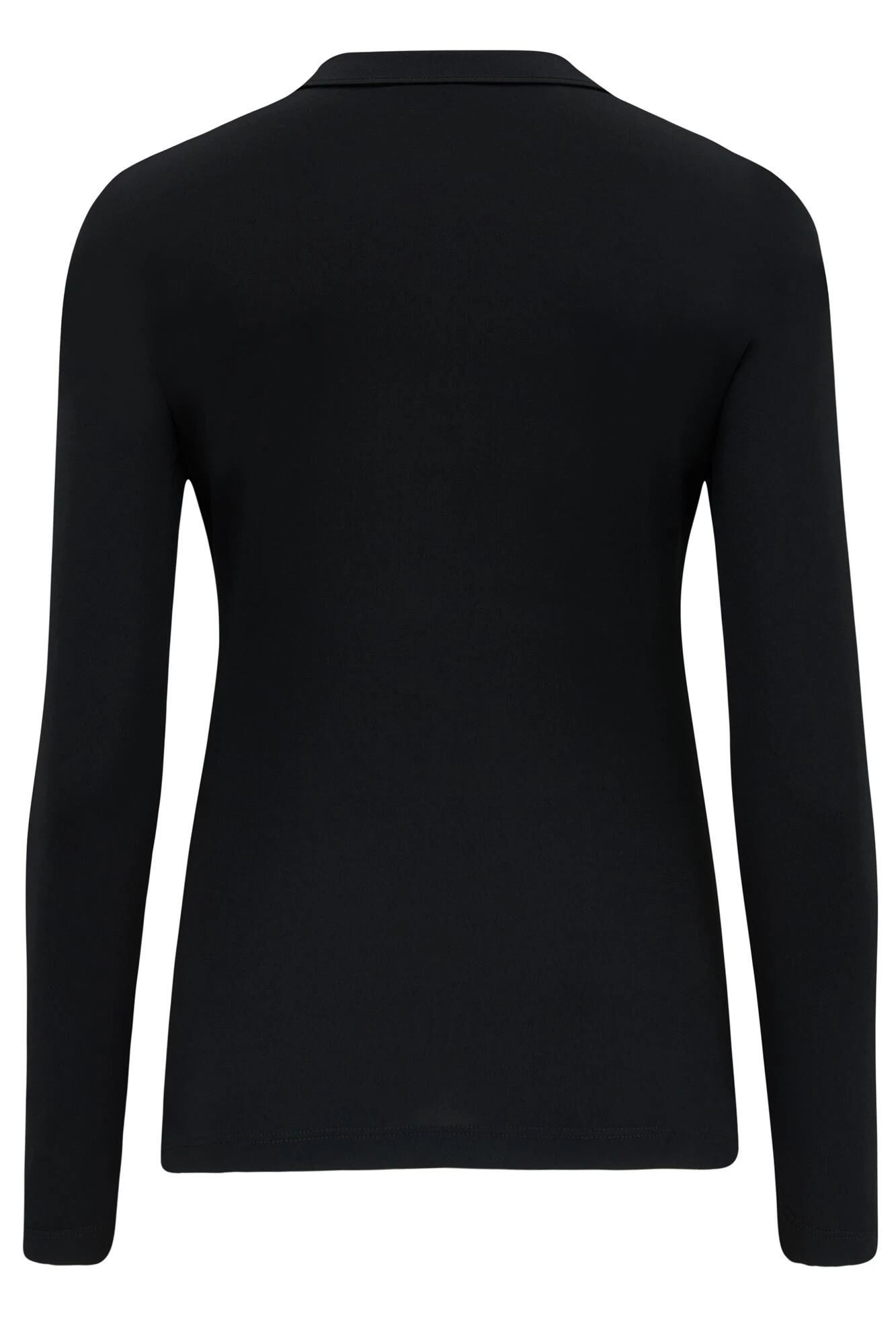 Pour Moi Bailey Slinky Jersey Stretch Shirt - Black 6 Pour Moi Bailey Slinky Jersey Stretch Shirt - Black - Image 6