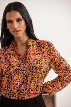 Pour Moi Natalya Chiffon Shirt - Multi