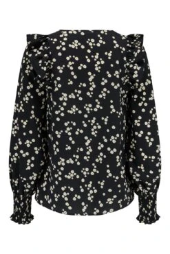 Pour Moi Maggie Woven Button Through Frill Blouse - Black Ditsy 13 Pour Moi Maggie Woven Button Through Frill Blouse - Black Ditsy -Cheap Clozi Vibe Store 306307 20230106165400