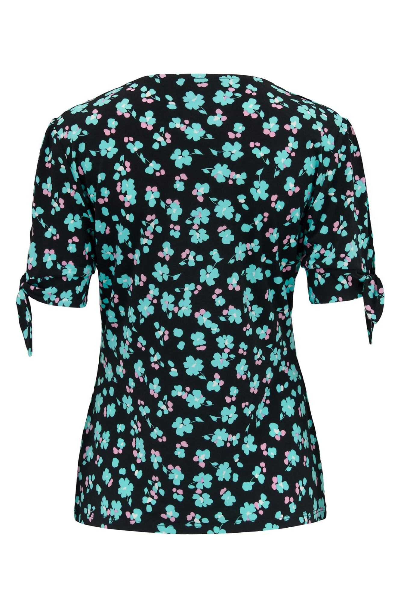 Pour Moi Bella Slinky Jersey Stretch Top - Black Mix 6 Pour Moi Bella Slinky Jersey Stretch Top - Black Mix - Image 6