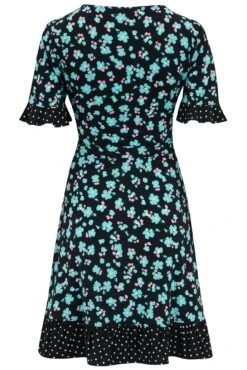 Pour Moi Birdie Frill Detail Slinky Stretch Dress - Black Mix 13 Pour Moi Birdie Frill Detail Slinky Stretch Dress - Black Mix -Cheap Clozi Vibe Store 309544 20230209150000