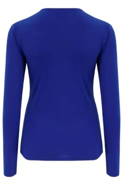 Pour Moi Bryony Slinky Jersey Wrap Top - Cobalt -Cheap Clozi Vibe Store 311374 20230227164900