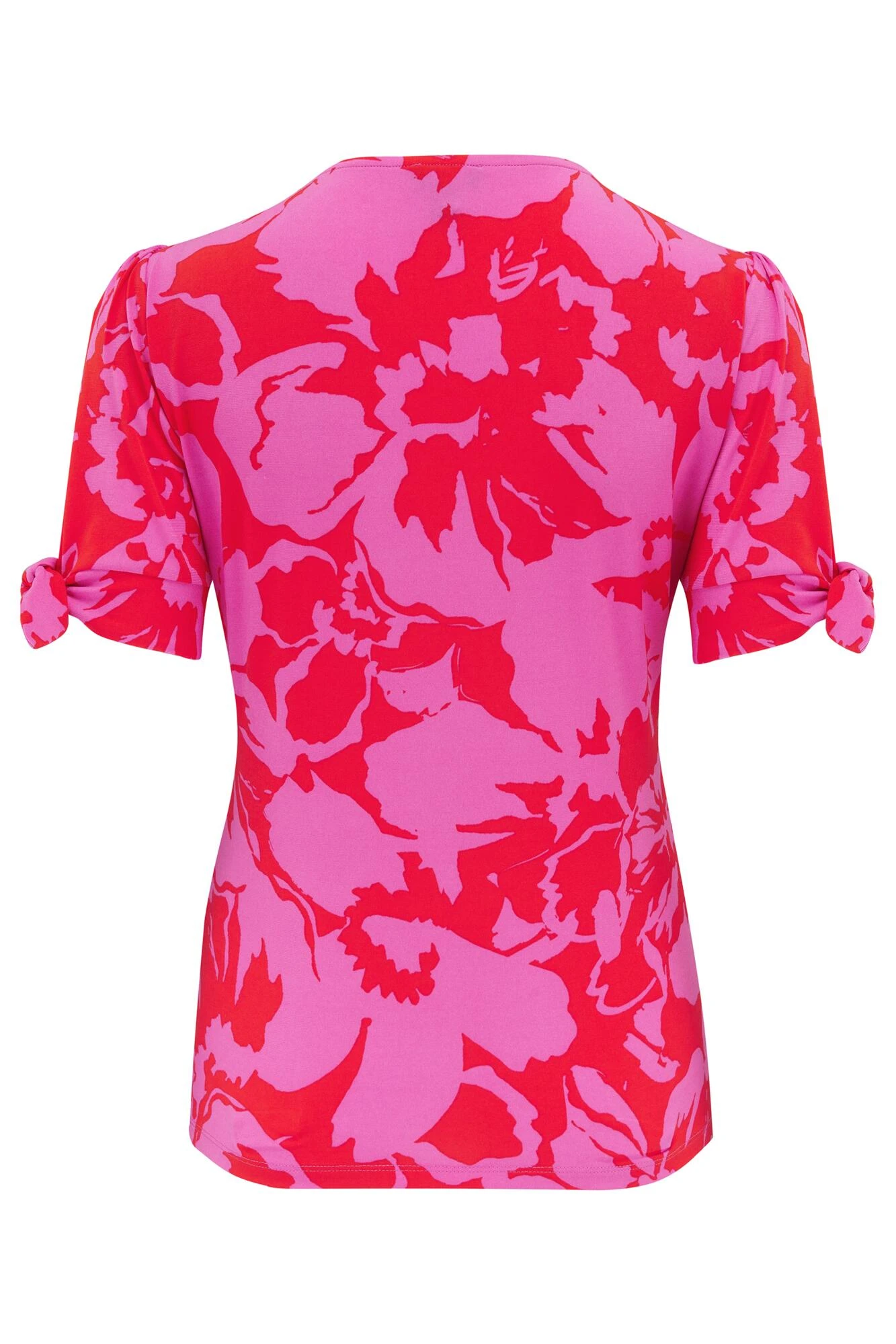 Pour Moi Bella Slinky Jersey Stretch Top - Red/Pink 6 Pour Moi Bella Slinky Jersey Stretch Top - Red/Pink - Image 6