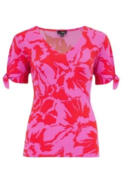 Pour Moi Bella Slinky Jersey Stretch Top - Red/Pink 10 Pour Moi Bella Slinky Jersey Stretch Top - Red/Pink -Cheap Clozi Vibe Store 311456 20230228142100