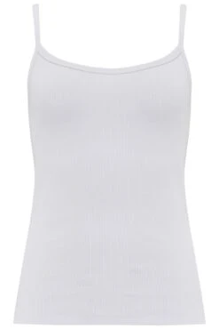 Pour Moi Off Duty Long Line Rib Jersey Support Cami - White -Cheap Clozi Vibe Store 311492 20230406150100