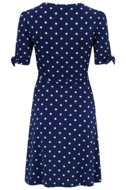 Pour Moi Bella Slinky Stretch Tie Sleeve Tea Dress - Navy/White 15 Pour Moi Bella Slinky Stretch Tie Sleeve Tea Dress - Navy/White -Cheap Clozi Vibe Store 311779 20230602121600