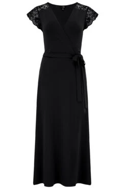 Pour Moi Julie Slinky Jersey Lace Trim Midi Dress - Black 8 Pour Moi Julie Slinky Jersey Lace Trim Midi Dress - Black -Cheap Clozi Vibe Store 311901 20230731163900
