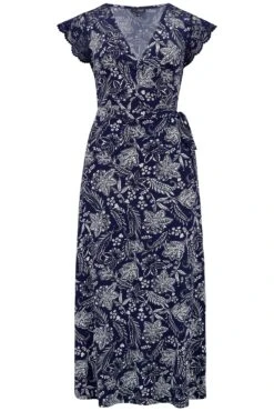 Pour Moi Julie Slinky Jersey Lace Trim Midi Dress - Navy/White 10 Pour Moi Julie Slinky Jersey Lace Trim Midi Dress - Navy/White -Cheap Clozi Vibe Store 312544 20230316154700