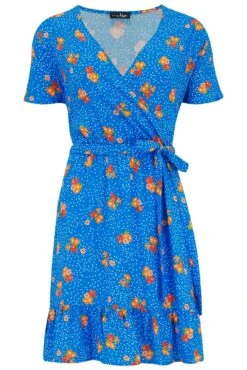 Pour Moi Woven EcoVero™ Tiered Wrap Beach Dress - Blue Floral 12 Pour Moi Woven EcoVero™ Tiered Wrap Beach Dress - Blue Floral -Cheap Clozi Vibe Store 312753 20230518114700