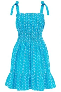 Pour Moi Hannah Embroidered Woven Tie Strap Dress - Aqua/White 12 Pour Moi Hannah Embroidered Woven Tie Strap Dress - Aqua/White -Cheap Clozi Vibe Store 313449 20230719103400