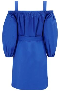 Pour Moi Amelie Cotton Poplin Long Sleeve Cold Shoulder Dress - Cobalt 13 Pour Moi Amelie Cotton Poplin Long Sleeve Cold Shoulder Dress - Cobalt -Cheap Clozi Vibe Store 313498 20230517153700