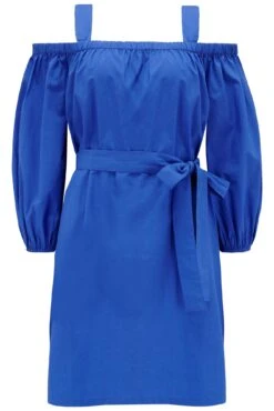 Pour Moi Amelie Cotton Poplin Long Sleeve Cold Shoulder Dress - Cobalt 12 Pour Moi Amelie Cotton Poplin Long Sleeve Cold Shoulder Dress - Cobalt -Cheap Clozi Vibe Store 313499 20230517153700
