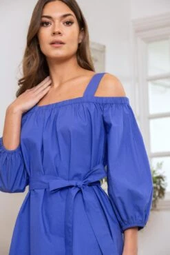 Pour Moi Amelie Cotton Poplin Long Sleeve Cold Shoulder Dress - Cobalt 9 Pour Moi Amelie Cotton Poplin Long Sleeve Cold Shoulder Dress - Cobalt -Cheap Clozi Vibe Store 313501 20230517153800