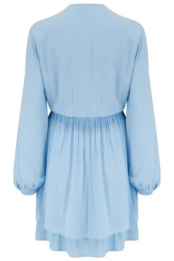 Pour Moi Kate Woven Viscose Button Detail Long Sleeve Dress - Blue 11 Pour Moi Kate Woven Viscose Button Detail Long Sleeve Dress - Blue -Cheap Clozi Vibe Store 314158 20230411112100