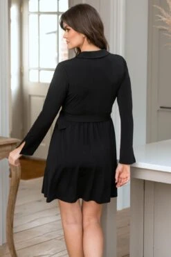 Pour Moi Bria Belted Slinky Stretch Dress - Black 9 Pour Moi Bria Belted Slinky Stretch Dress - Black -Cheap Clozi Vibe Store 314168 20230412091900