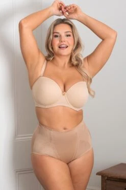 Pour Moi Hourglass Firm Tummy Control Brief - Caramel