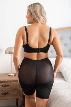 Pour Moi Hourglass Firm Tummy Control High Waist Short - Black -Cheap Clozi Vibe Store 314226 20230412163100