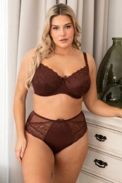 Pour Moi Flora Deep Brief - Chocolate