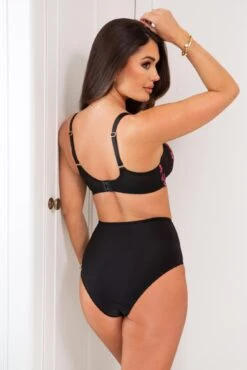 Pour Moi Soiree Embroidery High-Waist Deep Brief - Black/Pink 11 Pour Moi Soiree Embroidery High-Waist Deep Brief - Black/Pink -Cheap Clozi Vibe Store 318761 20230904094800