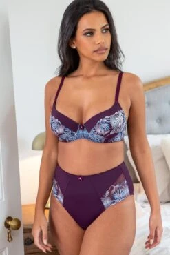 Pour Moi St Tropez High Waist Deep Brief - Purple/Blue 8 Pour Moi St Tropez High Waist Deep Brief - Purple/Blue -Cheap Clozi Vibe Store 320044 20230804162300