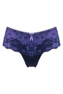 Pour Moi Amour Shorty - Navy/Lavender -Cheap Clozi Vibe Store 320057 20230829100700