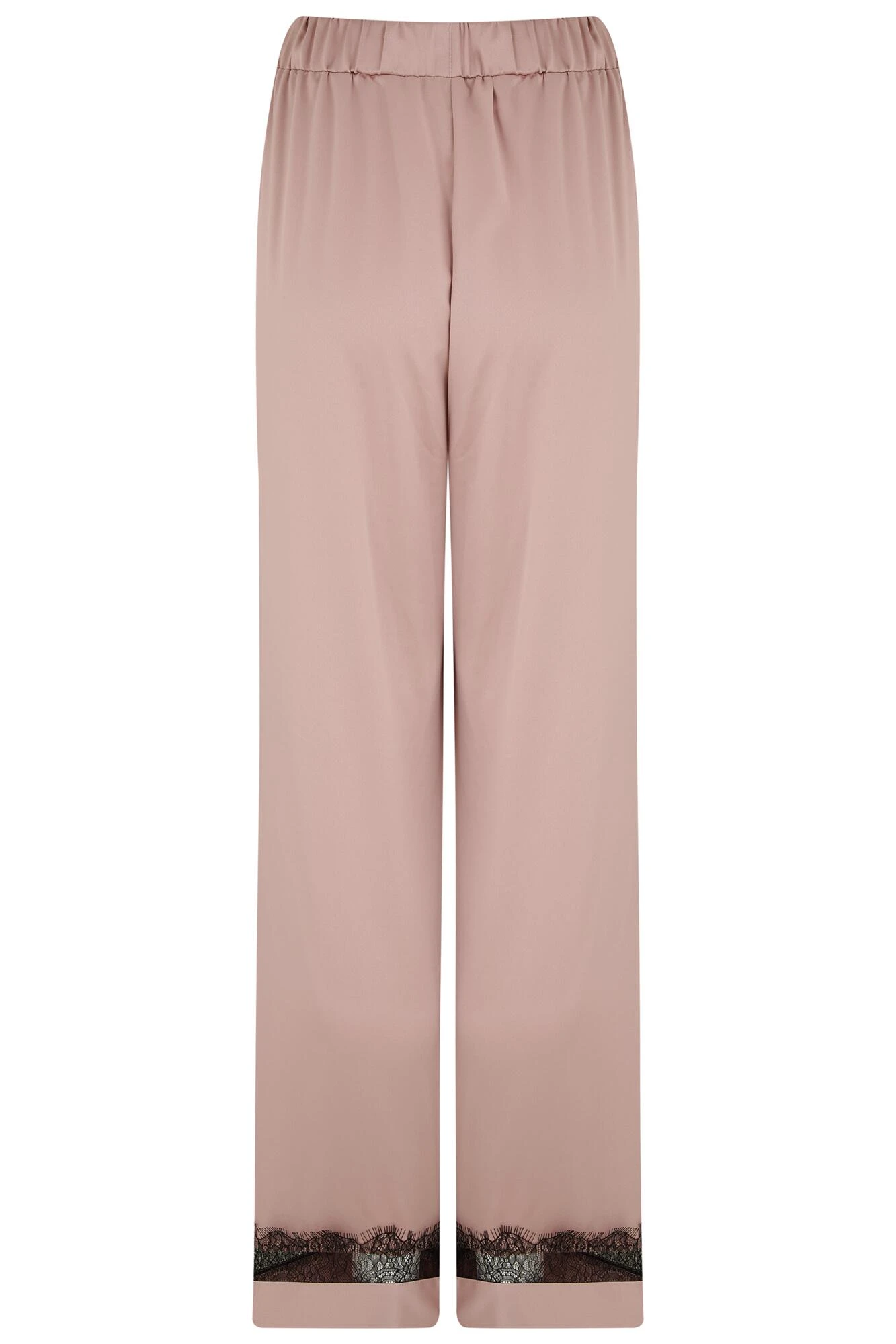 Pour Moi Dusk Satin And Lace Revere Collar Pyjama Set - Mink/Black 10 Pour Moi Dusk Satin And Lace Revere Collar Pyjama Set - Mink/Black - Image 10