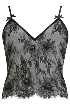 Pour Moi For Your Eyes Only Lace Cami And Short Set - Black -Cheap Clozi Vibe Store 320555 20230818143200